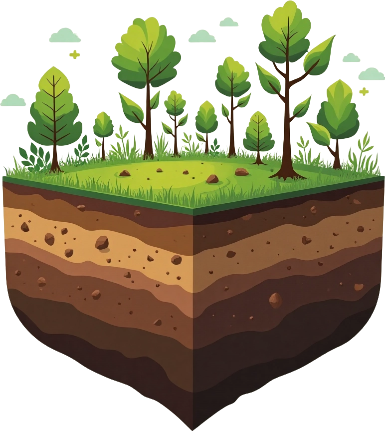 Soil Layers and Vegetation